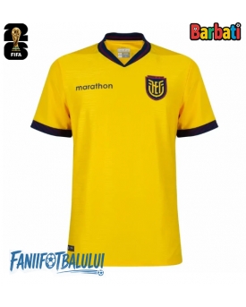 Ecuador Tricou Fotbal Replică Mondial 2026 Barbati Acasa